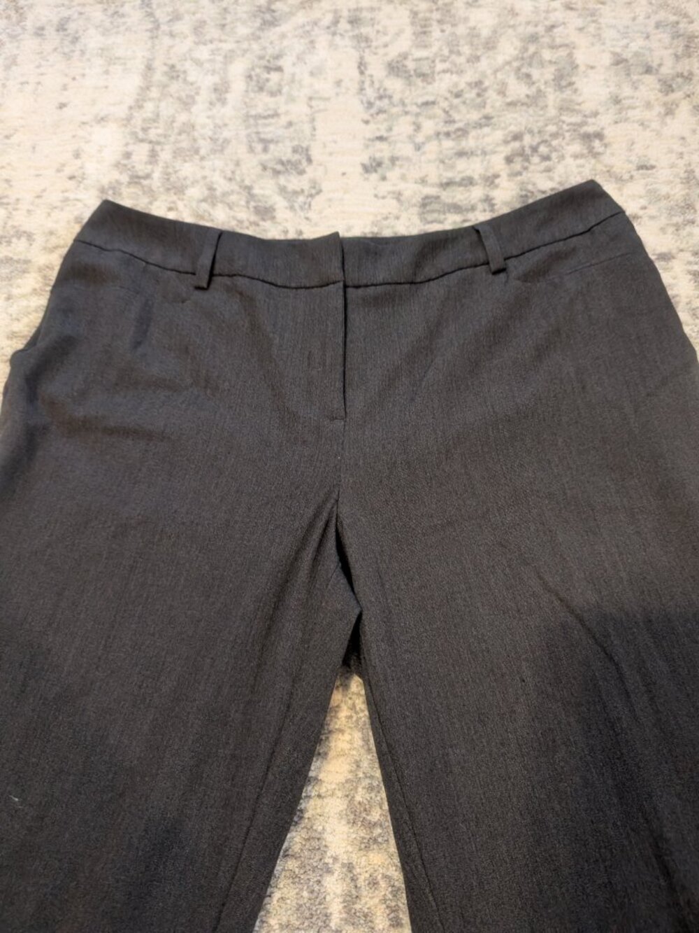 APT. 9 Curvy fit Dark Gray Dress Pants Women's Size 12 Bootcut Career Stretch - Picture 2 of 10